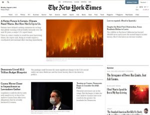 NY Times screenshot