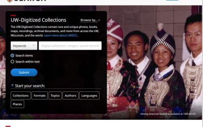 University of Wisconsin Digitized Collections (UWDC)