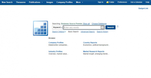 Business Source screenshot