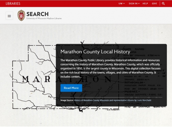 Marathon County Local History screenshot