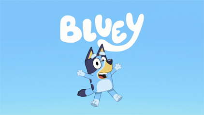 Bluey title card