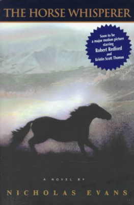 cover of the horse whisperer by nicholas evans