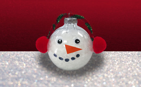 snowman ornament craft