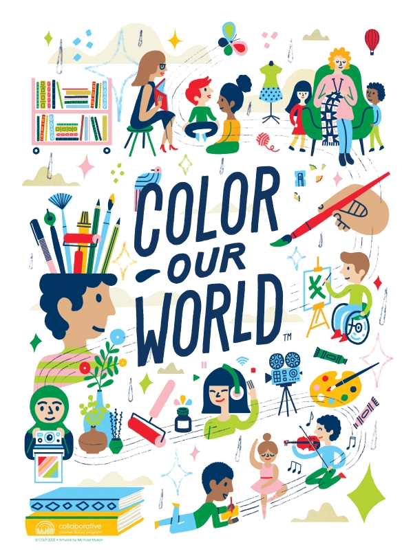 2025 CSLP logo: "Color Our World"