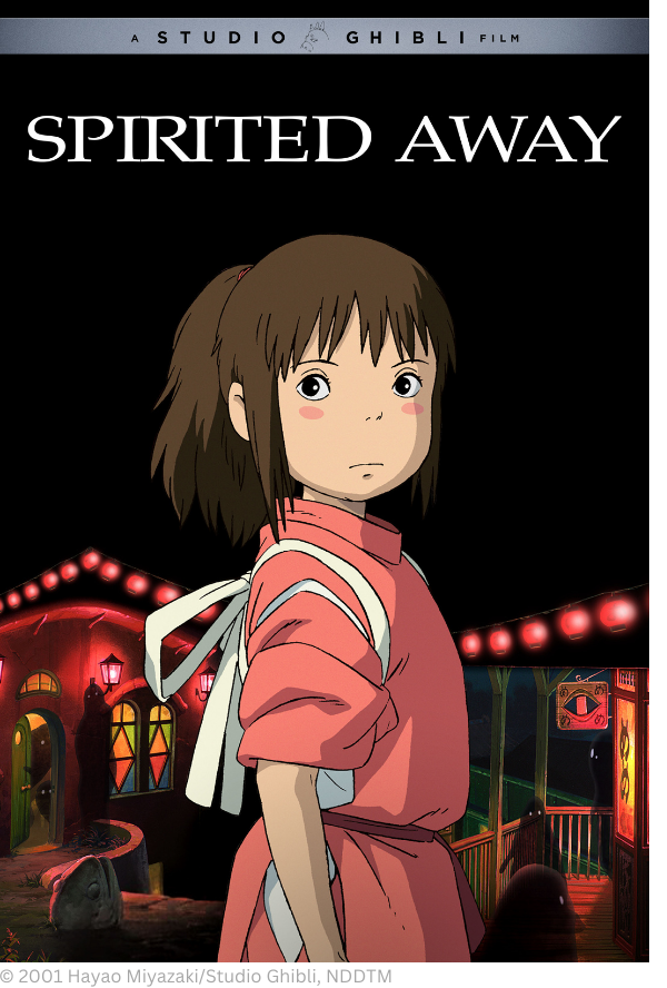 studio ghibli spirited away movie poster