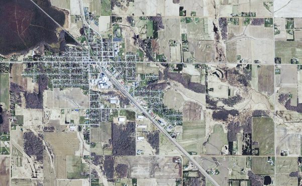 Village of Spencer aerial map 2020