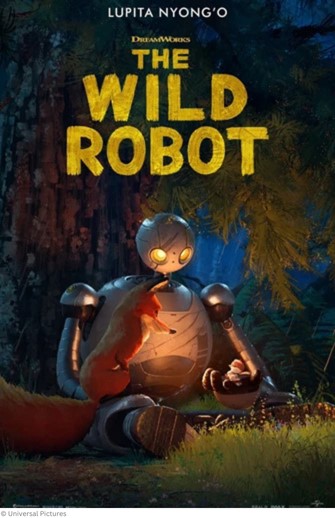 the wild robot movie poster