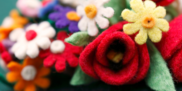 felt flowers