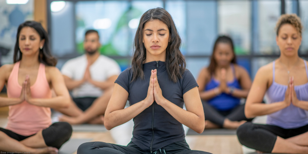 yoga participants