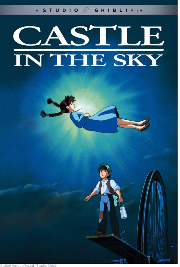 studio ghibli's "castle in the sky" movie poster