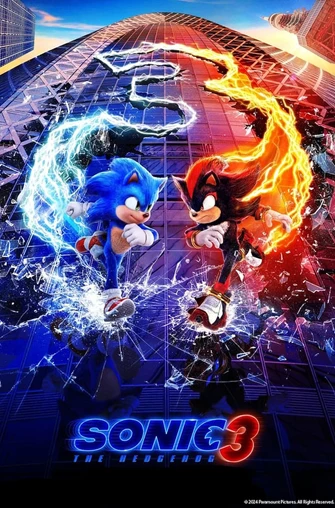 paramount pictures' sonic 3 movie poster