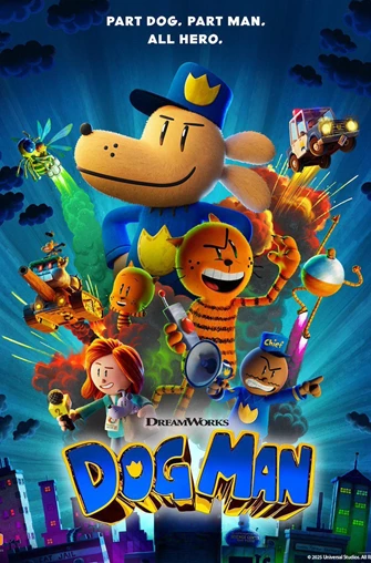 universal pictures' dog man movie poster