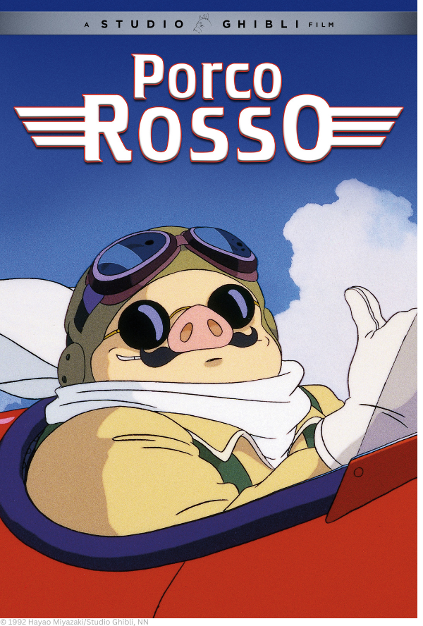 studio ghibli's "porco rosso" movie poster