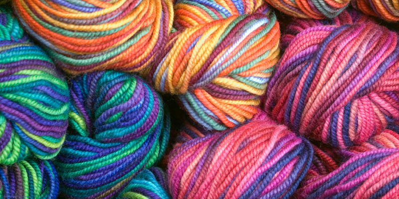 colorful yarn